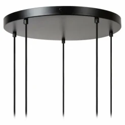 ILONA Suspension Luminaires Lucide Noir, 5 lumières