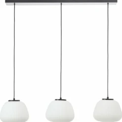 Kaizen Suspension Luminaires Brilliant Noir, 3 lumières