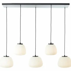 Kaizen Suspension Luminaires Brilliant Noir, 5 lumières