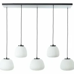 Kaizen Suspension Luminaires Brilliant Noir, 5 lumières