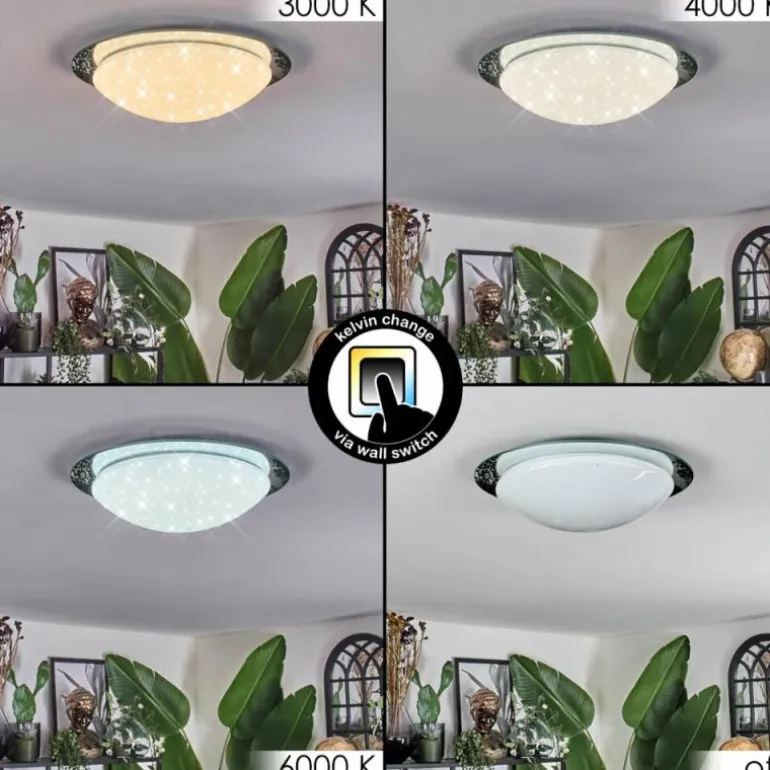 Kessmansbo Plafonnier LED Blanc, 1 lumière