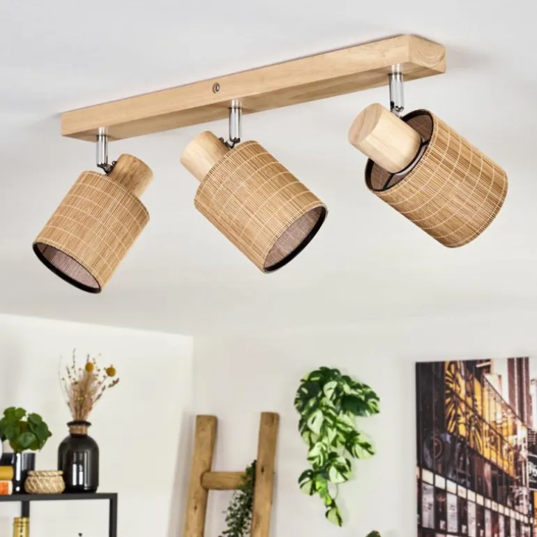 Kinnared Plafonnier, Spot de plafond Chrome, Écru, 3 lumières