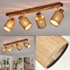 Kinnared Plafonnier, Spot de plafond Chrome, Brun foncé, 4 lumières