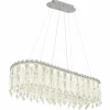 Klunka Suspension Luminaires Globo Lighting LED Chrome, 1 lumière, Télécommandes