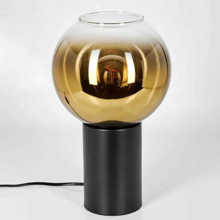 Koyoto Boule lumineuse, Lampe de bureau, Lampe à poser Or, Clair, 1 lumière