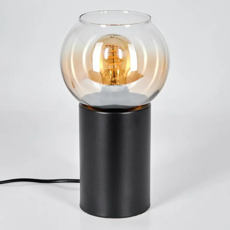 Koyoto Boule lumineuse, Lampe de bureau, Lampe à poser Ambre, Clair, 1 lumière