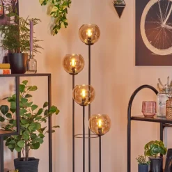 Koyoto Lampadaire 30 cm Ambre, 4 lumières