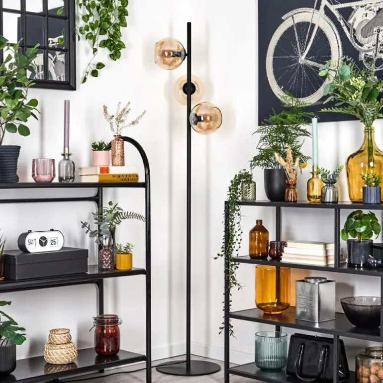 Koyoto Lampadaire Ambre, 3 lumières