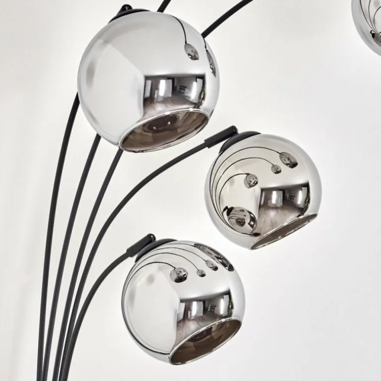 Koyoto Lampadaire Chrome, 5 lumières