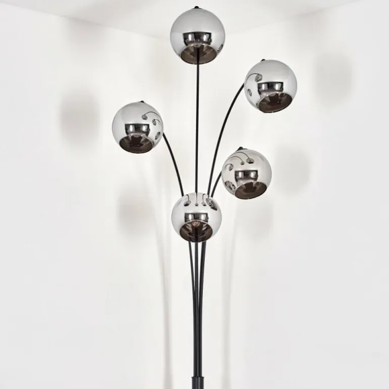 Koyoto Lampadaire Chrome, 5 lumières