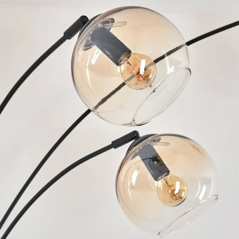 Koyoto Lampadaire Noir, 3 lumières