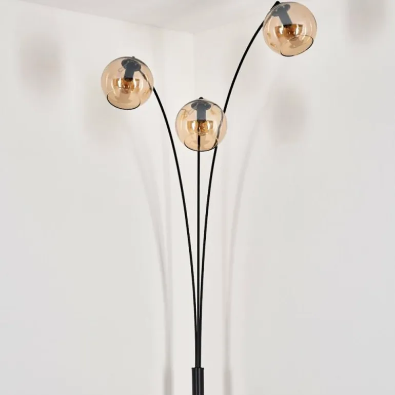 Koyoto Lampadaire Noir, 3 lumières