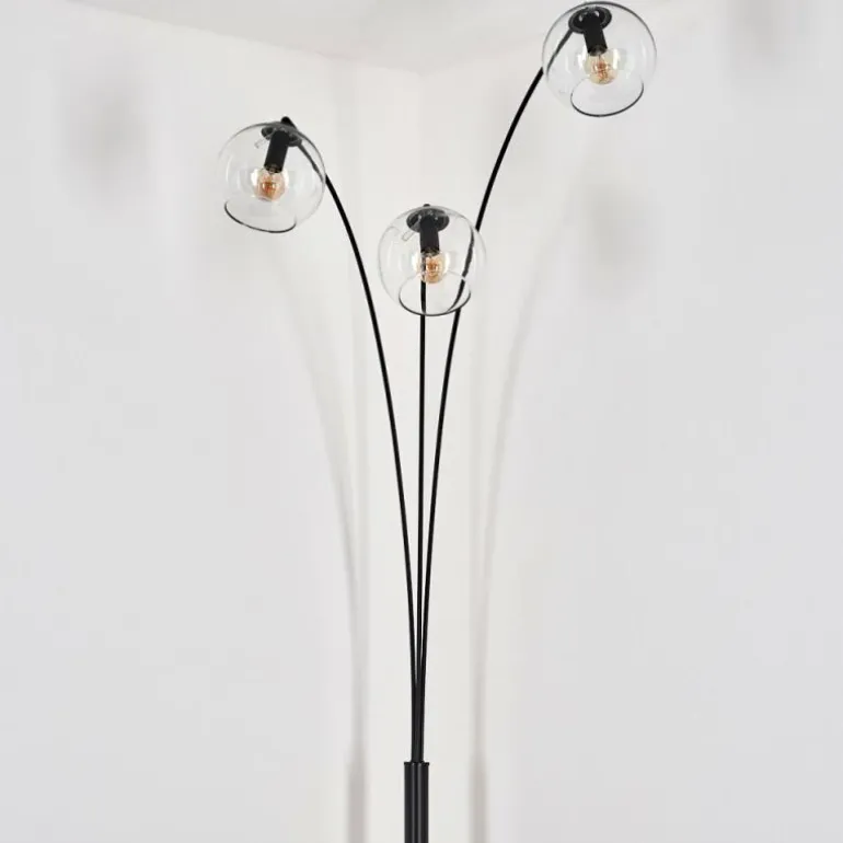 Koyoto Lampadaire Noir, 3 lumières