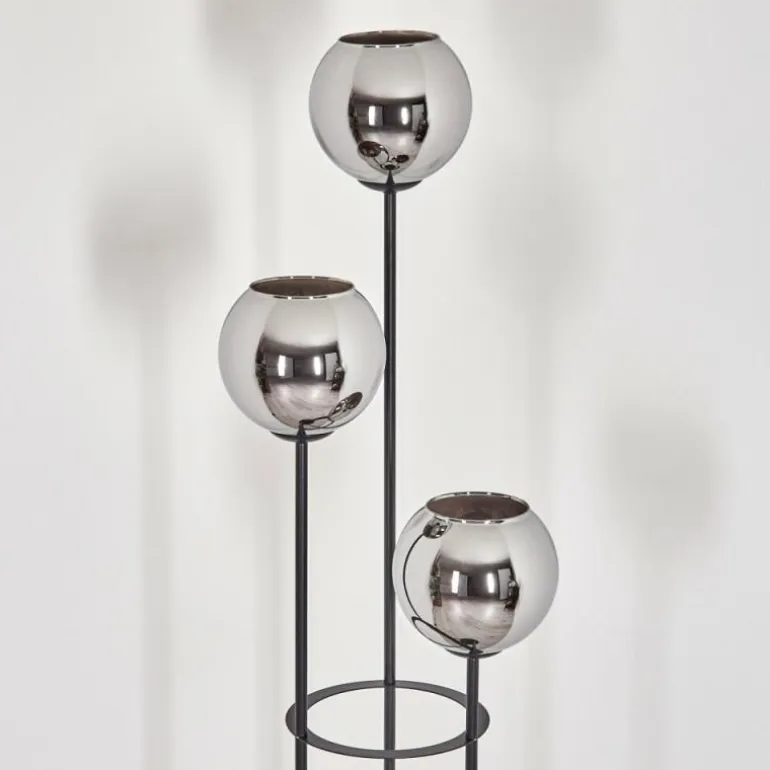 Koyoto Lampadaire Noir, 3 lumières