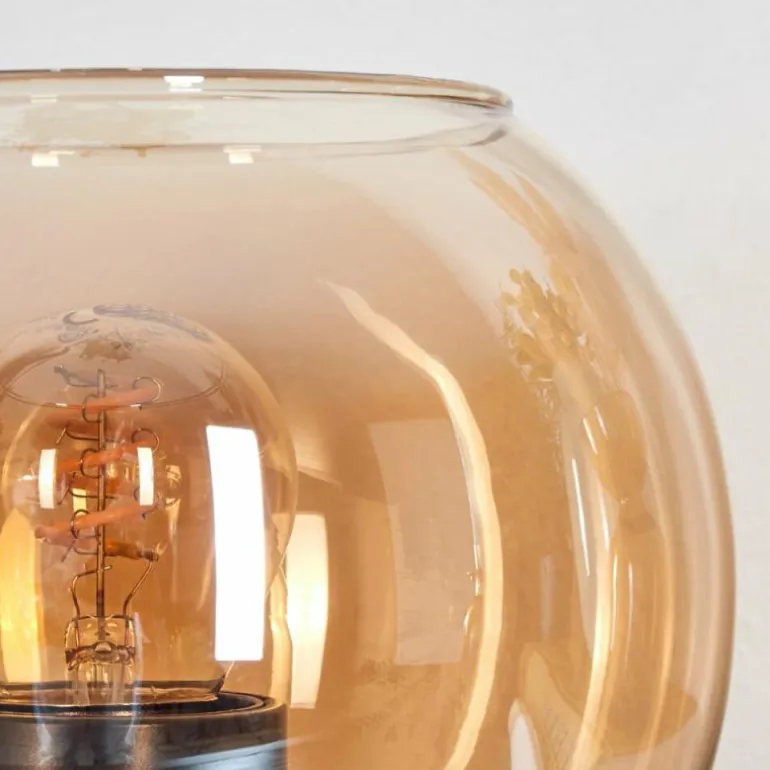 Koyoto Lampe à poser 15 cm Ambre, 1 lumière