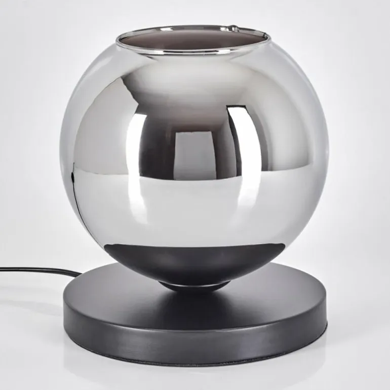 Koyoto Lampe à poser 20 cm Chrome, 1 lumière