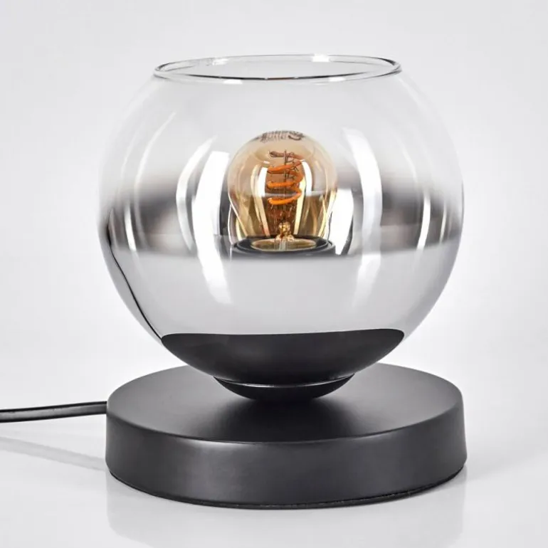Koyoto Lampe à poser 15 cm Noir, 1 lumière