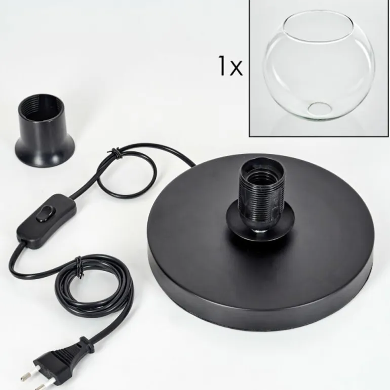 Koyoto Lampe à poser 20 cm Noir, 1 lumière