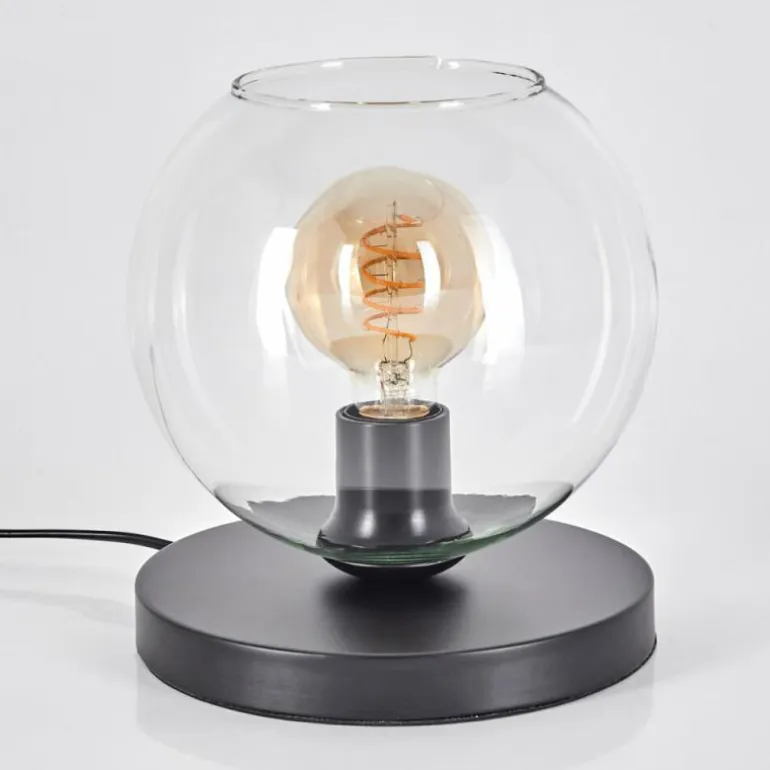 Koyoto Lampe à poser 20 cm Noir, 1 lumière