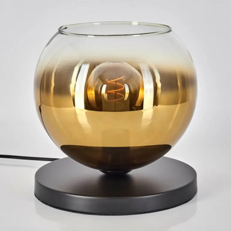 Koyoto Lampe à poser 25 cm Noir, 1 lumière
