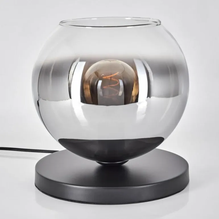 Koyoto Lampe à poser 25 cm Noir, 1 lumière