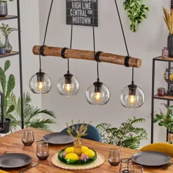 Koyoto Suspension, Boule lumineuse, Suspension Écru, Noir, 4 lumières