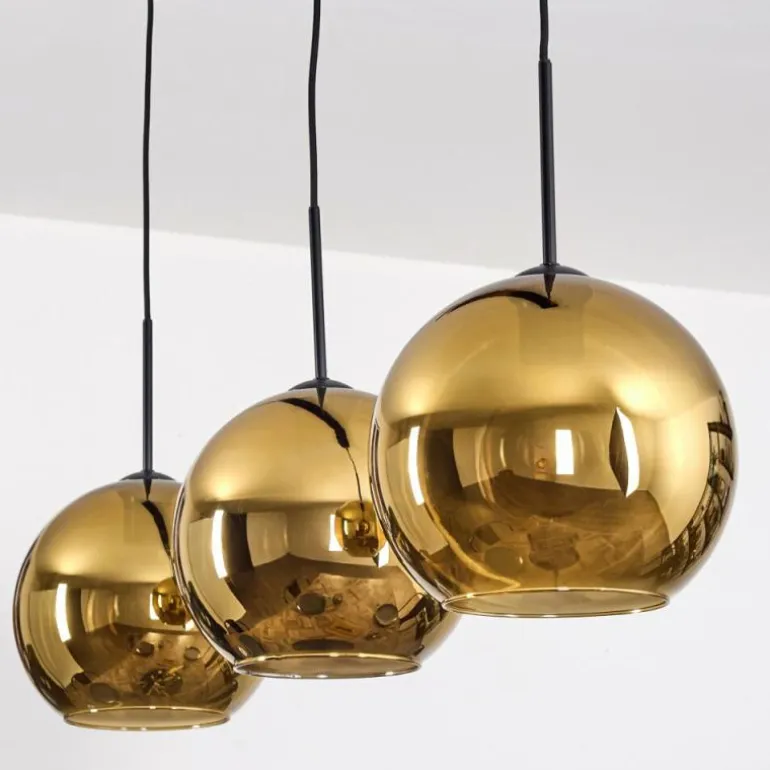 Koyoto Suspension, Boule lumineuse, Suspension Noir, 3 lumières