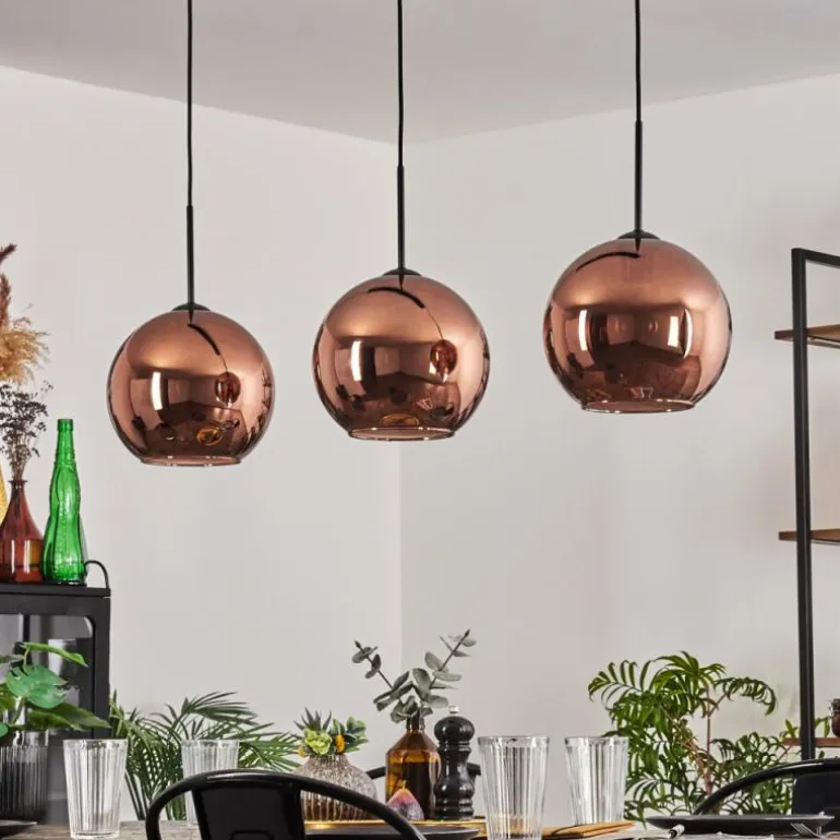 Koyoto Suspension Noir, 3 lumières