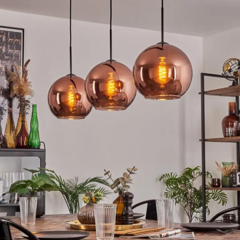 Koyoto Suspension Noir, 3 lumières