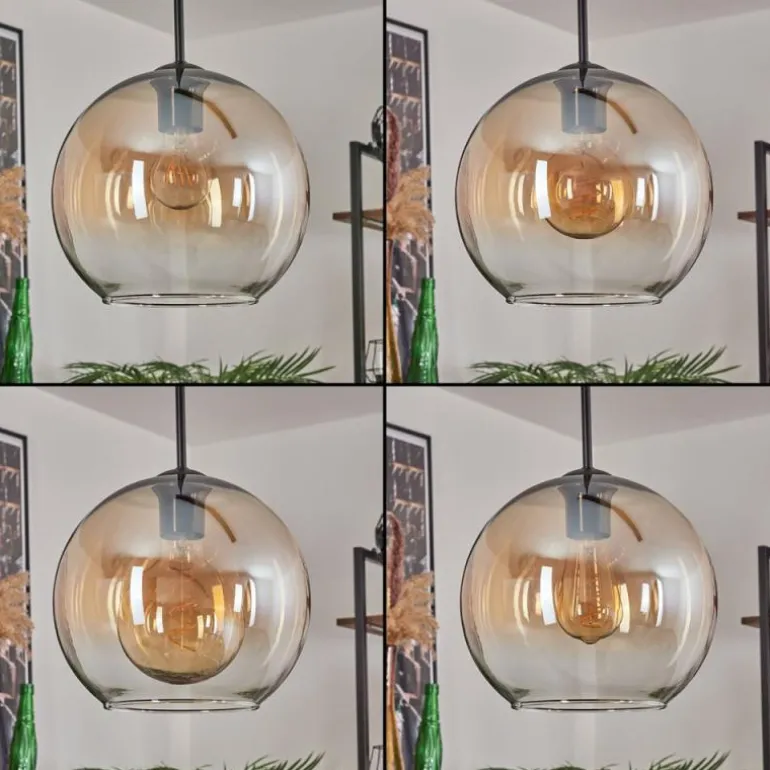 Koyoto Suspension Noir, 3 lumières