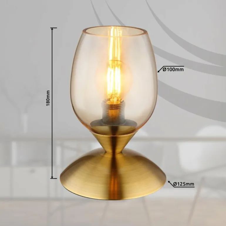 Kuwaita Lampe à poser Luminaires Globo Lighting Laiton, 1 lumière