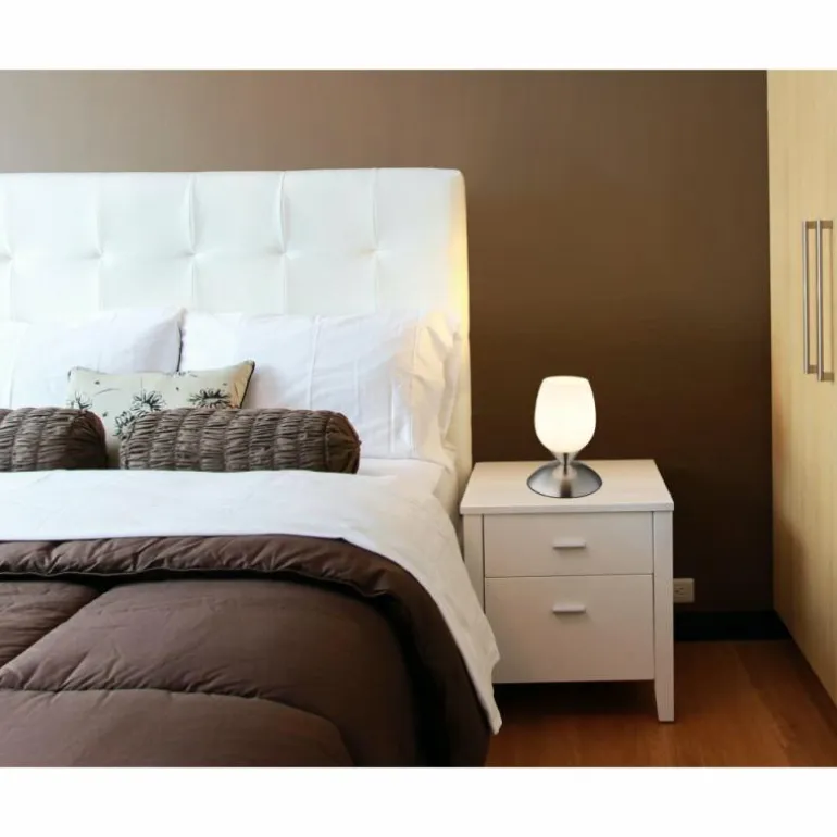 Kuwaita Lampe à poser Luminaires Globo Lighting Nickel mat, 1 lumière