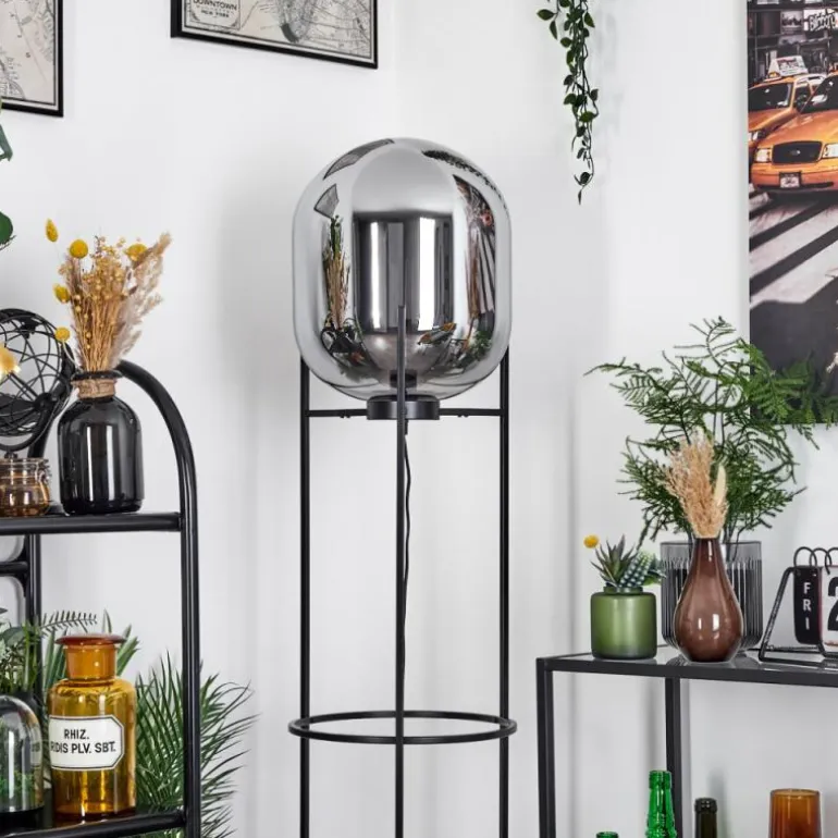 Lampadaire Arieux Noir, 1 lumière