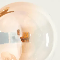 Lampadaire - Verre 10 cm, 12 cm Remaisnil Ambre, Clair, 6 lumières