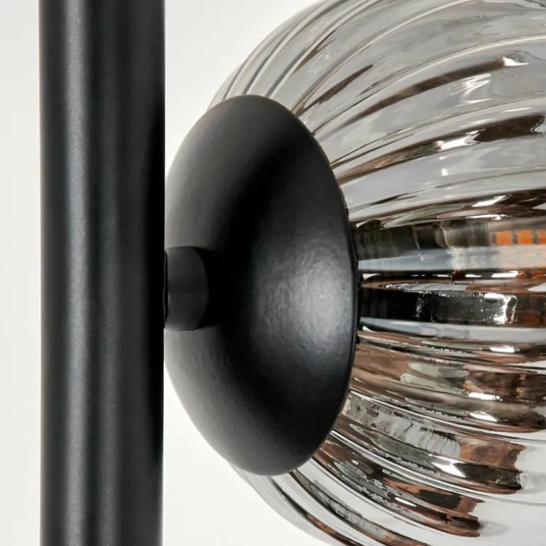 Lampadaire - Verre 10 cm, 12 cm Remaisnil Fumé, 6 lumières