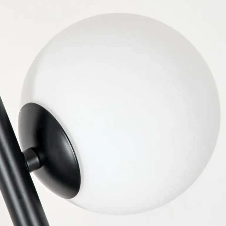 Lampadaire - Verre 10 cm, 12 cm Remaisnil Blanc, 5 lumières
