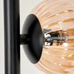 Lampadaire - Verre 10 cm, 12 cm, 15 cm Remaisnil Ambre, 6 lumières