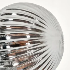Lampadaire - Verre 12 cm, 15 cm Remaisnil Noir, 5 lumières
