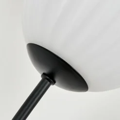 Lampadaire - Verre 10 cm Bernado Blanc, 5 lumières