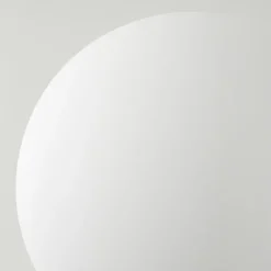 Lampadaire - Verre 10 cm Bernado Blanc, 5 lumières