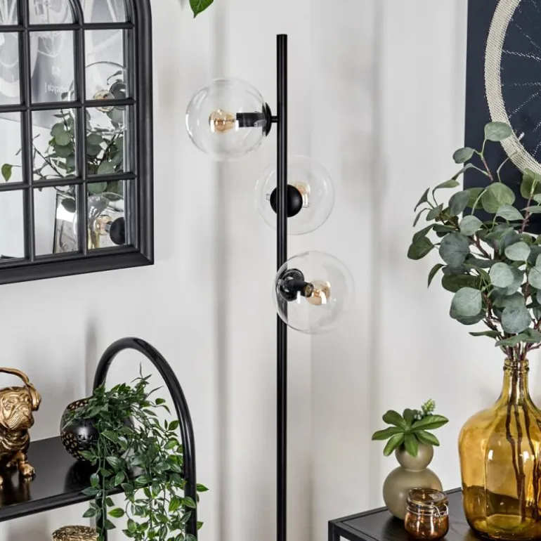 Lampadaire - Verre 15 cm Gastor Clair, 3 lumières
