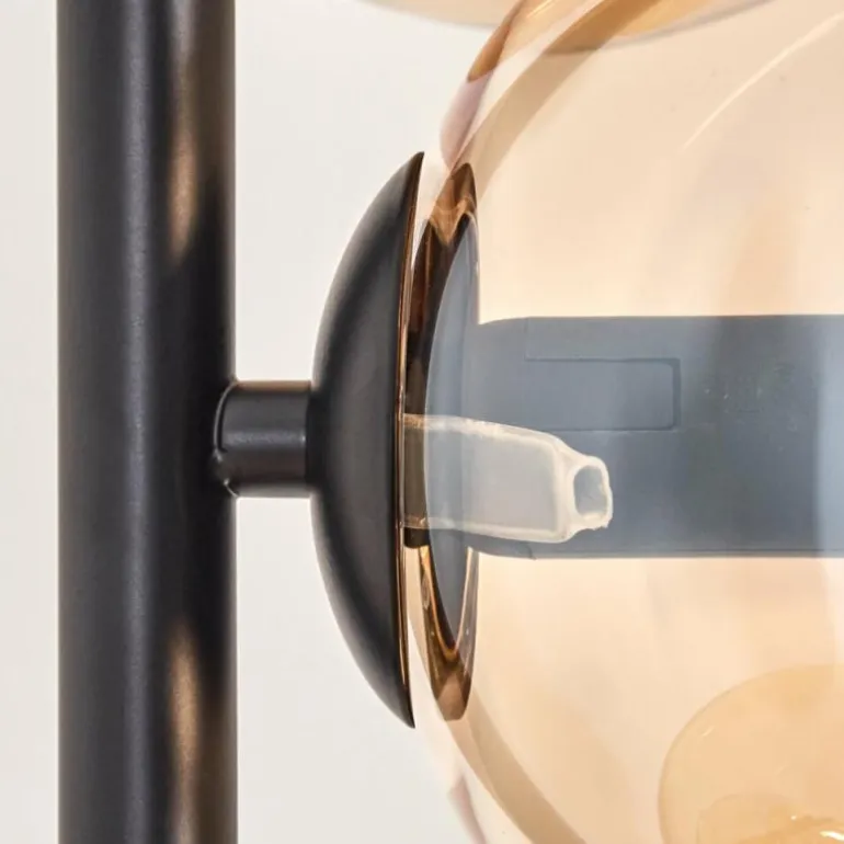 Lampadaire - Verre 15 cm Gastor Ambre, 6 lumières