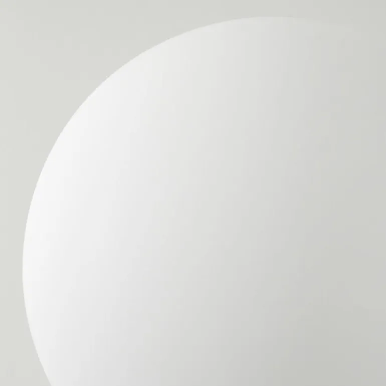 Lampadaire - Verre 10 cm Remaisnil Blanc, 3 lumières
