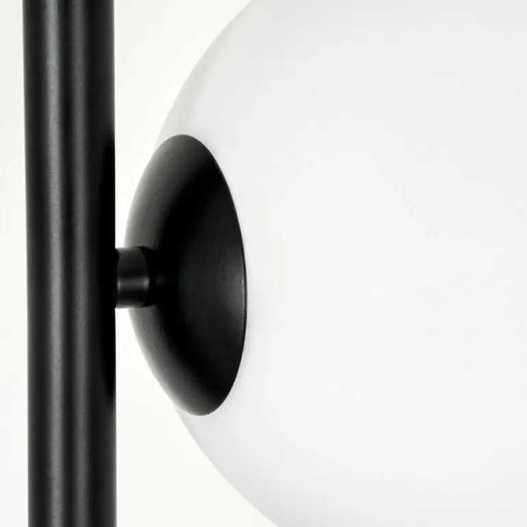 Lampadaire - Verre 15 cm Remaisnil Blanc, 6 lumières