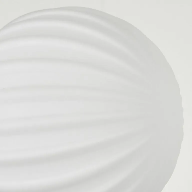 Lampadaire - Verre 10 cm Remaisnil Blanc, 6 lumières