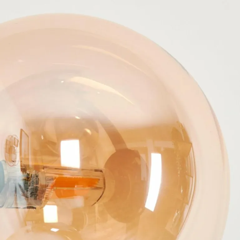 Lampadaire - Verre Remaisnil Noir, 6 lumières