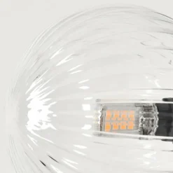 Lampadaire - Verre Remaisnil Clair, 5 lumières