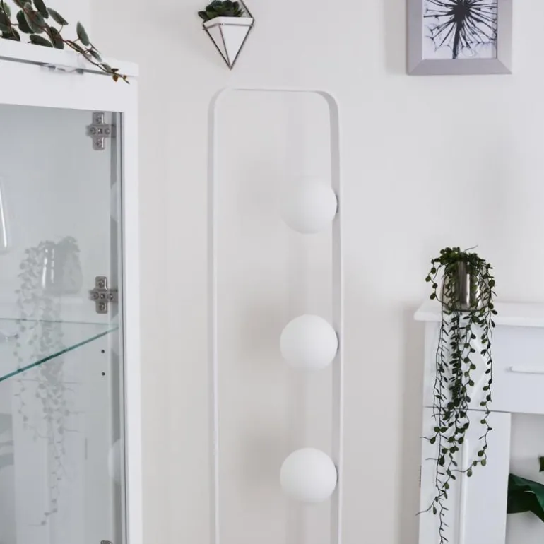 Lampadaire Beland Blanc, 3 lumières