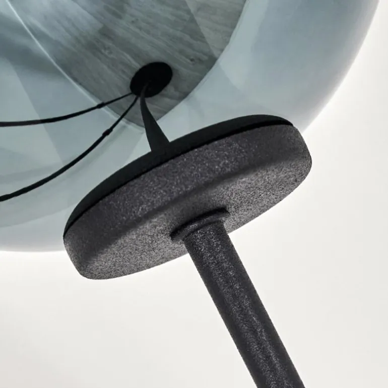 Lampadaire Belp Noir, 3 lumières