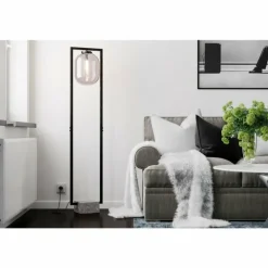 Lampadaire By Rydens Dixton Noir, 1 lumière